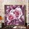Frameless Oil Paint By Numbers Flower DIY Canvas Picture Craft Kit for Home
