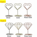 Desktop Decoration Place Card Clamps Stand Photos Clips Table Numbers Holder