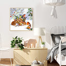 5D Rhinestone Picture DIY Bird in Snow Full Round Drill Art Diamond Painting Kit