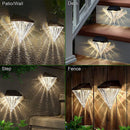 Park Decoration Fence Light Solar Diamond Wall Light Porch Lights Solar Lamp