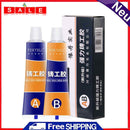 2pcs Iron Steel Casting Agent Tools A + B Metal Repairing Adhesive Super Glue