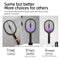 3 In 1 Electric Mosquito Swatter USB Rechargeable Mosquito Insect Racket Newly