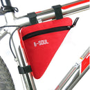 Triangle Cycling Bike Bicycle Front Tube Frame Pouch Bag(Red) A