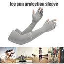 Outdoor Unisex Sun UV Protection Ice Fabric Arm Sleeves Sport Sunshade Arm Co