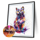 5D DIY Full Drill Diamond Painting Cat Cross Stitch Craft Kit (Color-k556)