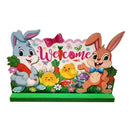 Wooden Easter Egg Easter Chick Valentines Day Gifts Happy Easter Ornament P8I5