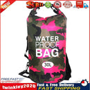 Outdoor Dry Bag Swimming Waterproof Sack for Boating Raft (30L Rose Red) Newly