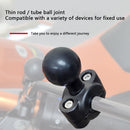 Clamp Mounting Base with 1"" Ball for 8.2-14mm Motorcycle Mirror Phone Holder