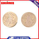 Exquisite Brass Fire Lacquer Seal Head without Handle Waxing Sealing Stamp Head
