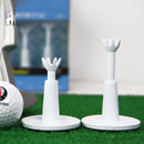 2pcs Adjustable Rubber Golf Tees Training Practice Golf Ball Holder Tees Newly