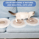 Cat Scratch Board Ramie Grinding Claw Mat Pet Scratcher Paw Pad (Brown)