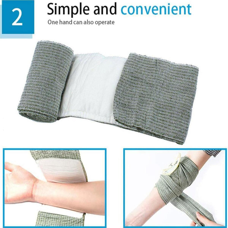 4/6'' Israeli Emergency Tourniquet First Aid Bandage Trauma Compression Banda~