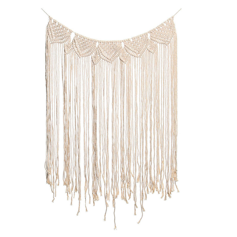 Beige Cotton Twisted Braided Cord Rope DIY Handmade Macrame String Wedding De