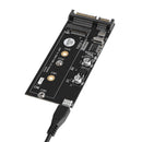 SSD NGFF m2 to 2.5"" SATA Converter Adapter Card with Screws USB Cable