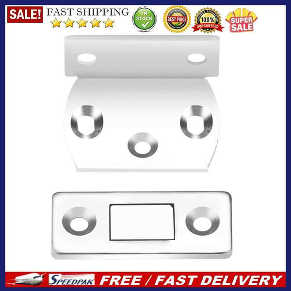 2pcs/Set Seamless Magnetic Cabinet Catches Door Stops Closer with Screw Glue