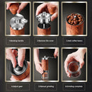 Manual Coffee Grinder Coffee Bean Mill Adjustable Knob Setting Stainless Steel