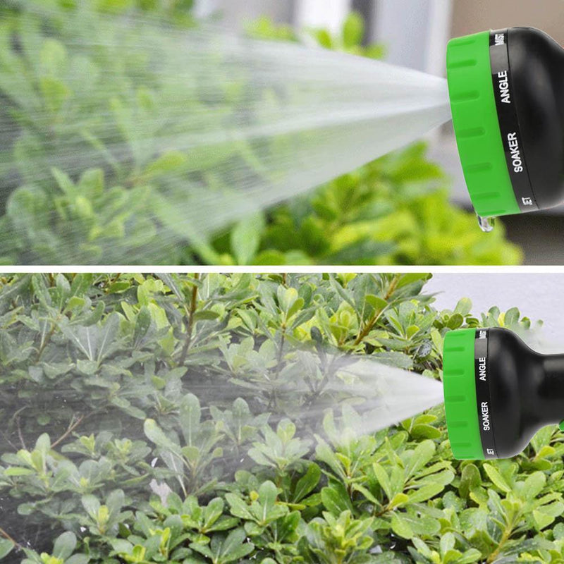 Adjustable High Pressure Garden Water Gun Car Spray Sprinkler Nozzle (Green