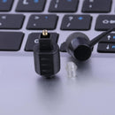 Optical Toslink Male to Mini 3.5mm Toslink Female Audio Adapter Connector Newly