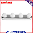Mutipule-Uses 4 LED Highlight Mirror Lamp Ceramic Glass Desktop Suction Lights