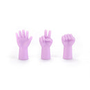 6pcs Cute Knitting Needles Point Caps Gesture Shape Needle Tip Stopper Protector