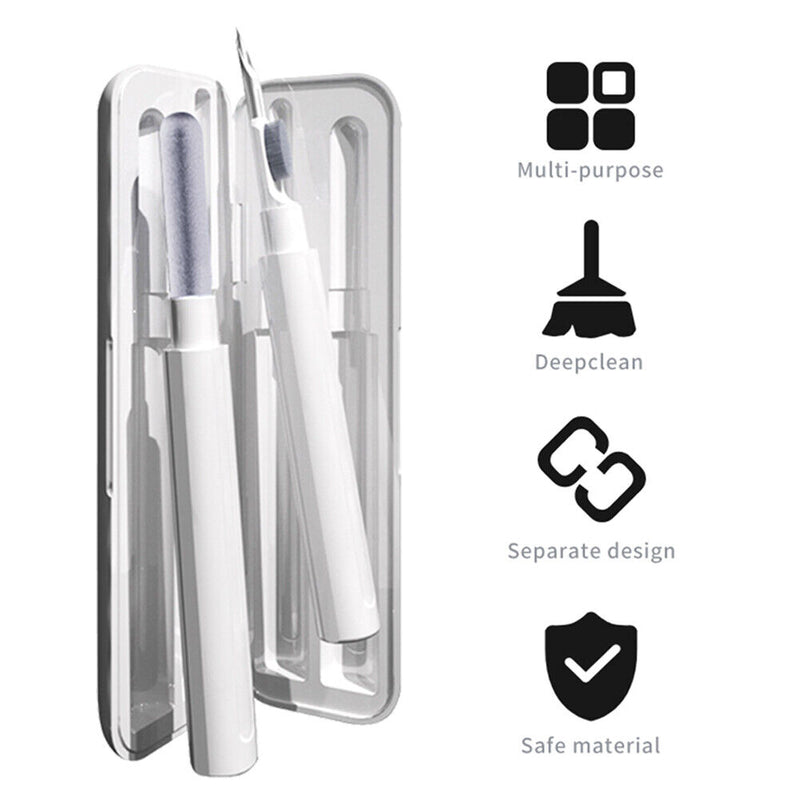 2 in 1 Wireless Earbud Earphone Cleaner Bluetooth-Compatible Headset Pen Br