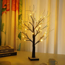 Birch Tree Lighted Battery Powered 24 LED Warm White Light up Fairy Tree Lamp