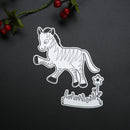 Zebra Flower and Plants Craft Decorative Paper Art Embossing Cutting Die-135687