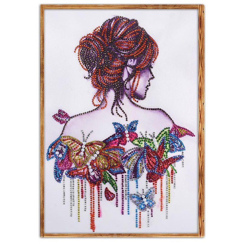 5D DIY Special Shaped Diamond Painting Beauty Cross Stitch Embroidery Kits Newly