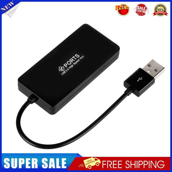 4 Port USB 2.0 Hub Splitter Adapter Converter Cable for PC Laptops Notebook