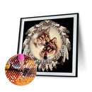 5D DIY Diamond Painting Kits Full Round Drill Dream Catcher Wolf Mosaic Pic