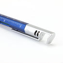 Multi-function Ballpoint Pen Phone Bracket Screwdriver Level Ruler (Blue) Newly