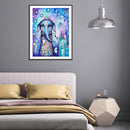 Diamond Painting 5D DIY Elephant Queen Full Round Drill Rhinestone Picture