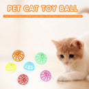 Cat Interactive Pet Playing Hollowed Bell Toys Training Scratch Rattle Ball
