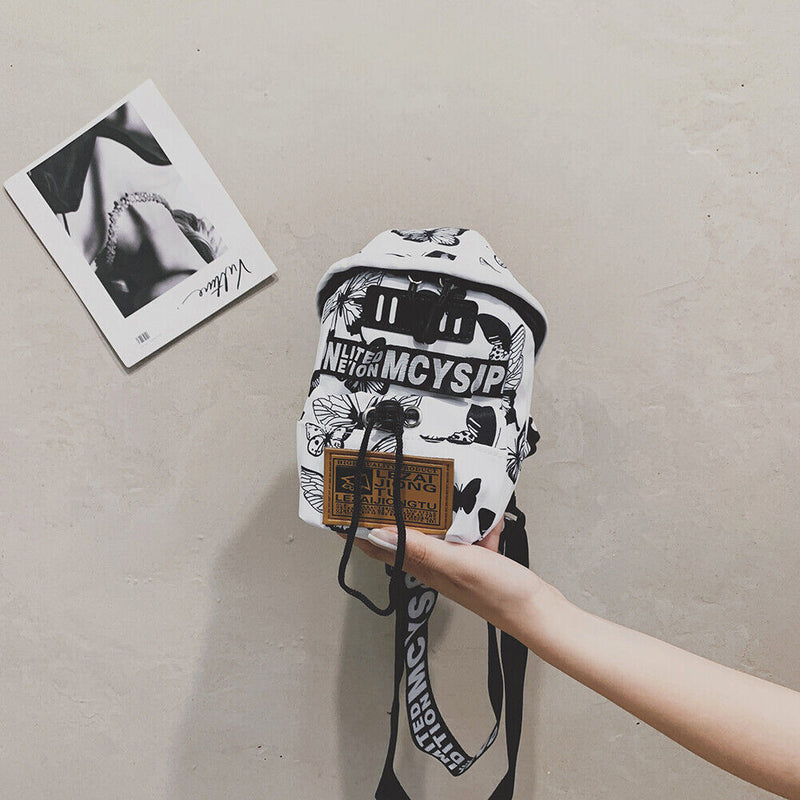 Fashion Women Casual Animal Pattern Printing Small Shoulder Chest Bag Handbags