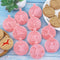 10Pcs/Set Christmas Cookie Cutter Set Hollow Sauce Jam Filled Xmas Ball Decor`