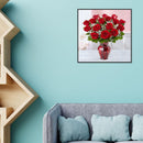 5D DIY Full Drill Diamond Painting Cross Stitch Embroidery Kit (Vase-k506)