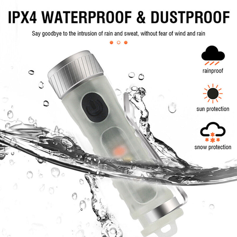 UV XPG2 LED Mini Flashlight Keychains 395nm Pocket Torch for Outdoor Camping