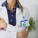 500pcs 1.5 inch PVC Printing Stickers Round Self Adhesive Label for Doctor Nurse