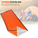 Waterproof Outdoor Emergency Blanket Survival Thermal Sleeping Bags Orange Newly