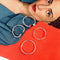 Wedding Engagement Hollow triangle Simplicity Jewelry Open Ring Joint Ring Ring