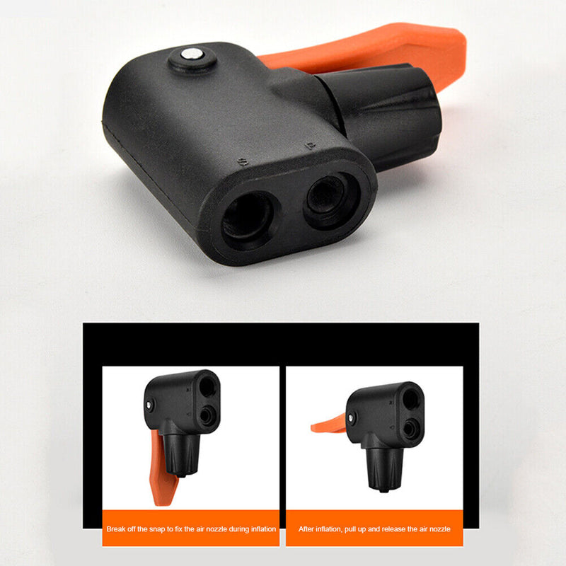 Bicycle Air Pump Nozzle Hose Adapter for Dunlop Schrader Presta Valve Conve