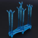 Glass Cup Bottle Drying Rack Drainer Shelf Holder Kitchen Organizer(Blue) Newly