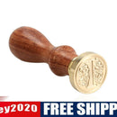 Sealing Wax Classic Initial Wax Seal Stamp Alphabet Letter I Retro Wood