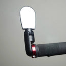 2pcs Adjustable MTB Bike Bicycle Cycling Rearview Mirror Glass Mini(Black)