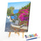 Path Flowers Oil Painting By Numbers Canvas Wall Drawing Kit DIY Gift Home Decor