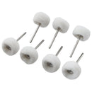 3mm Shank Wool Polishing Abrasive Brush Grinding Buffing Wheel Tool (5pcs) Newly