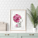 5D DIY Bouquet Bear Full Round Diamond Painting Mosaic Picture Rhinestone Crafts