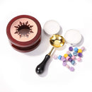 Retro Seal Wax Melting Furnace DIY Wedding Invitation Paint Stamp Set (A) Newly