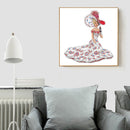DIY Elegant Lady Kit Rhinestone Drawing 5D Special Shaped Diamond Painting Newly