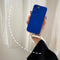 Hanging Ring Phone Silicone Chain Anti-Lost Lanyard Bracelet (Clear White)